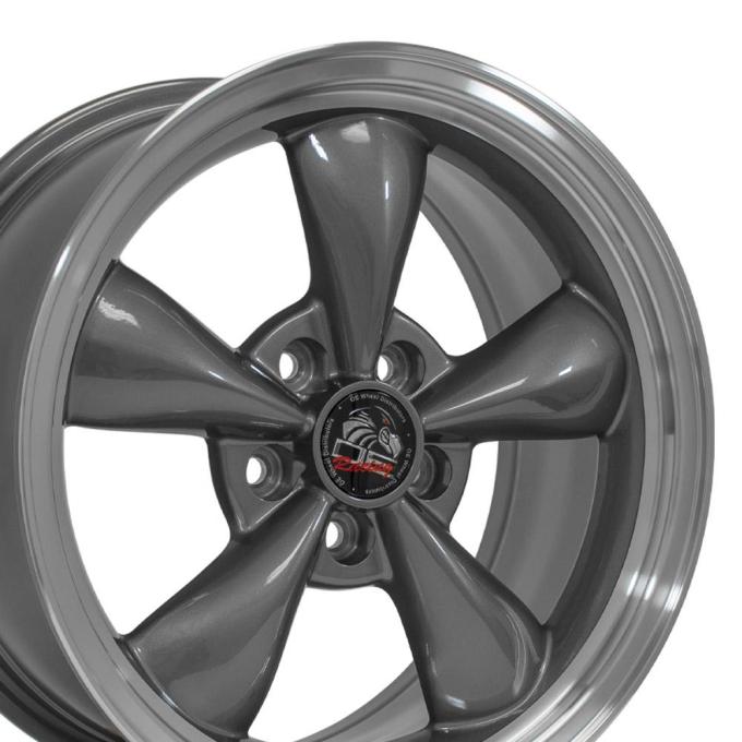 OE Replica Wheels FR01 - 17" Replica Wheel FR01 Fits Ford Mustang Bullitt Rim 17x9 Gunmetal Wheel FR01-17090-5450-24AM