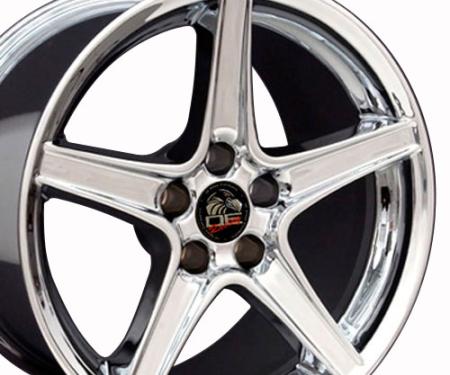 OE Replica Wheels FR06B - 18" Replica Wheel FR06B Fits Ford Mustang Saleen Rim 18x10 Chrome Wheel FR06B-18100-5450-22C