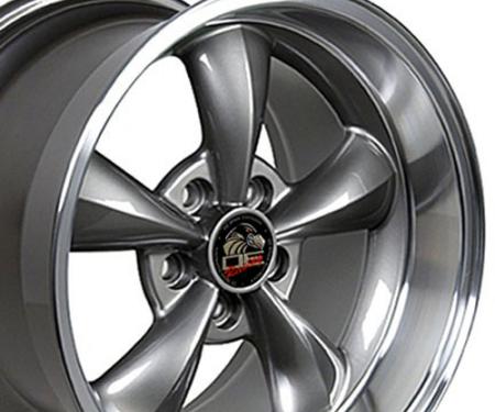 OE Replica Wheels FR01 - 17" Replica Wheel FR01 Fits Ford Mustang Bullitt Rim 17x10.5 Gunmetal Wheel FR01-17105-5450-27AM