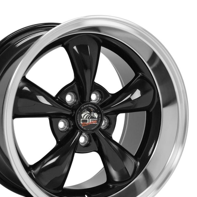 OE Replica Wheels FR01 - 17" Replica Wheel FR01 Fits Ford Mustang Bullitt Rim 17x10.5 Black Wheel FR01-17105-5450-27BM