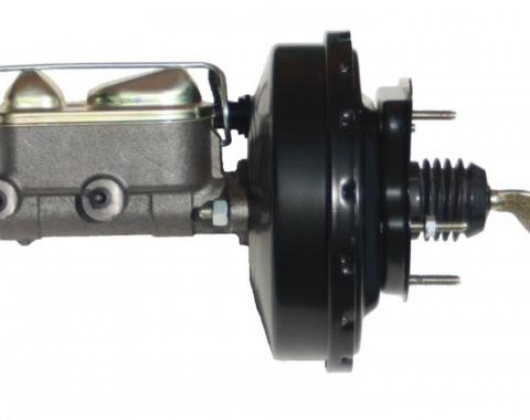 Leed Brakes 9 inch power brake booster with bracket, 1 inch bore master cylinder (Black) 034