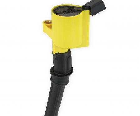 Accel Ignition Coil, SuperCoil, 1998-2008 Ford 4.6L/5.4L/6.8L 2-Valve Modular Engines, Yellow, Individual 140032