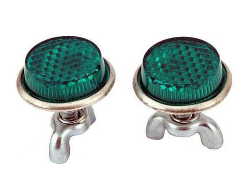 Green Reflector License Bolts A-13410