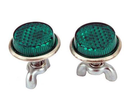 Green Reflector License Bolts A-13410