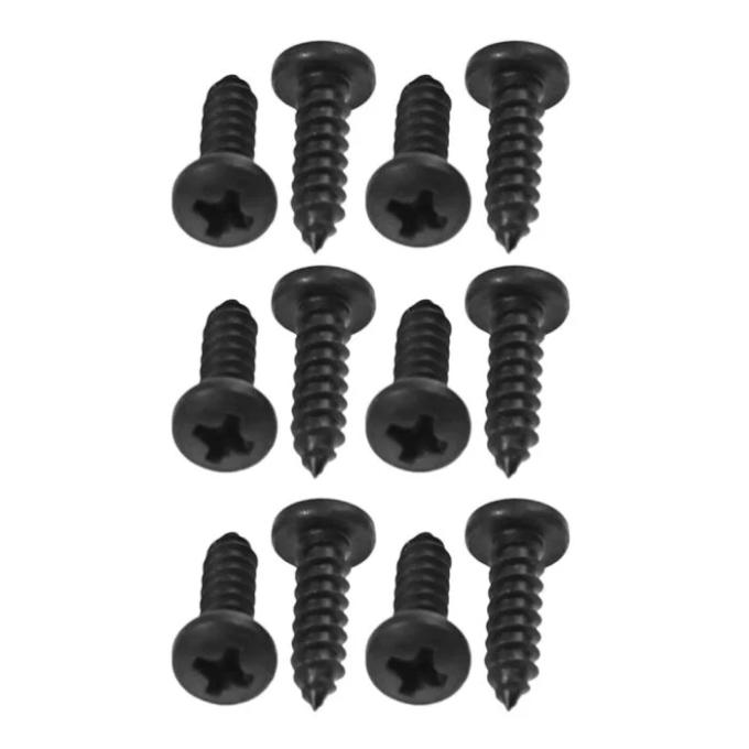 Redline Restomotive® 1964-1966 Ford Mustang 12 Piece Door Window Rear Upper Seal Screw Set