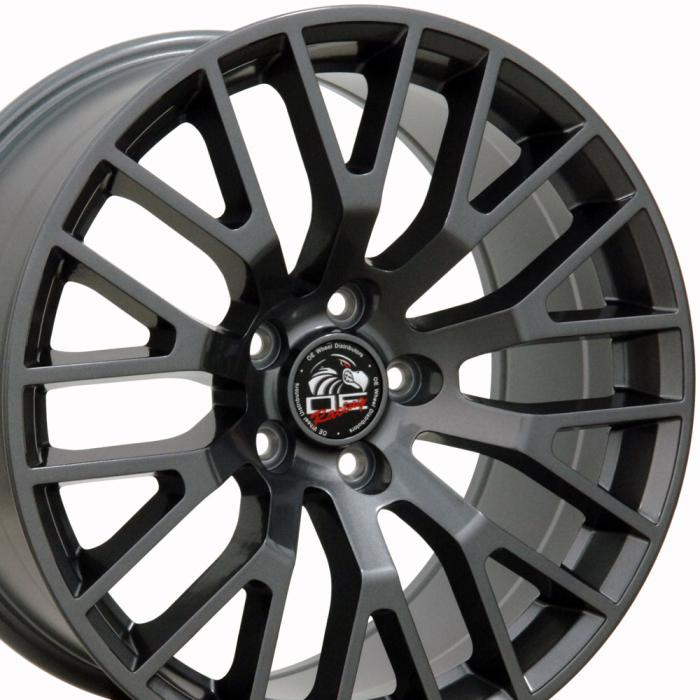 18 Fits Ford 2015 Mustang Wheel Black Chrome 18x9