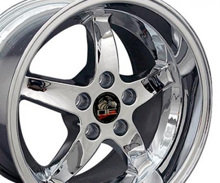 17" Fits Ford - Mustang Cobra R Wheel - Chrome 17x10.5