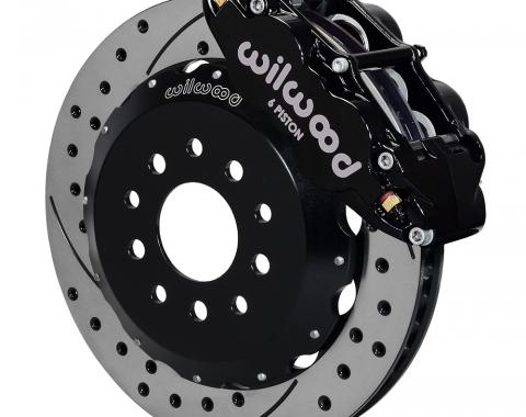 Wilwood Brakes 2005-2014 Ford Mustang Forged Narrow Superlite 6R Big Brake Front Brake Kit (Hat) 140-9110-D