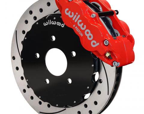 Wilwood Brakes 1994-2004 Ford Mustang Forged Narrow Superlite 6R Big Brake Front Brake Kit (Hat) 140-9107-DR