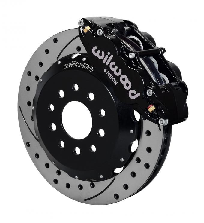 Wilwood Brakes 2005-2014 Ford Mustang Forged Narrow Superlite 6R Big Brake Front Brake Kit (Hat) 140-9109-D