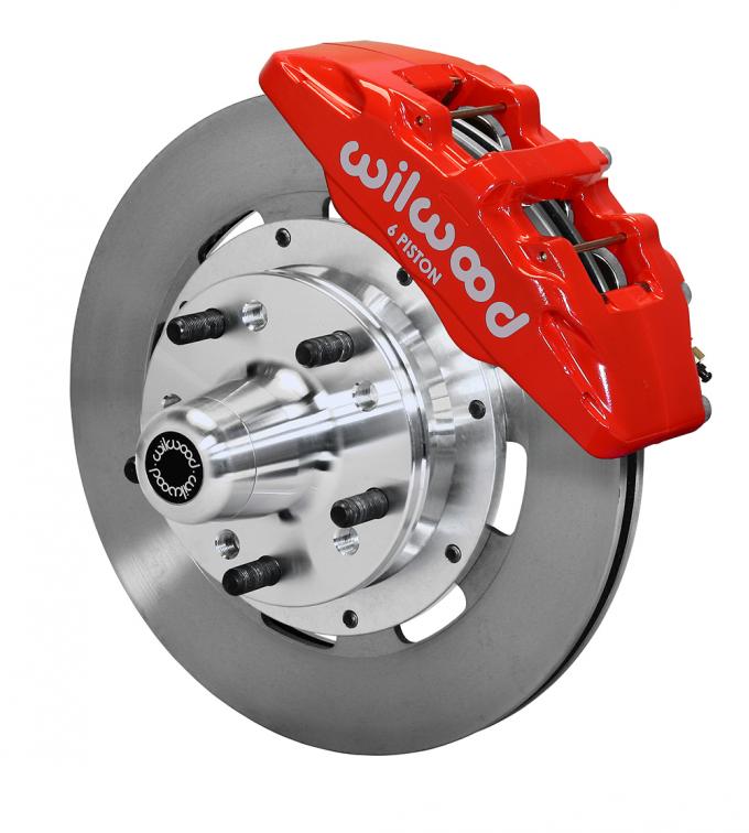 Wilwood Brakes Forged Dynapro 6 Big Brake Front Brake Kit (Hub) 140-12945-R