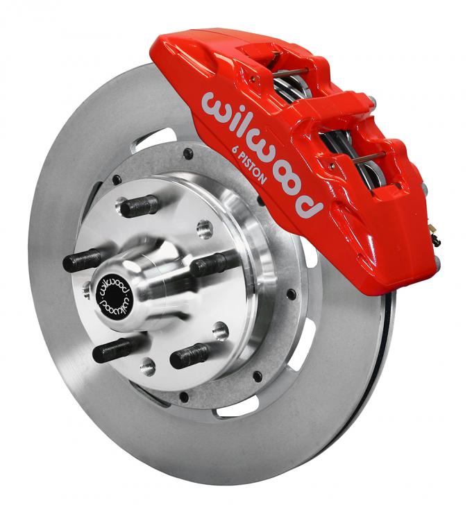 Wilwood Brakes Forged Dynapro 6 Big Brake Front Brake Kit (Hub) 140-12947-R