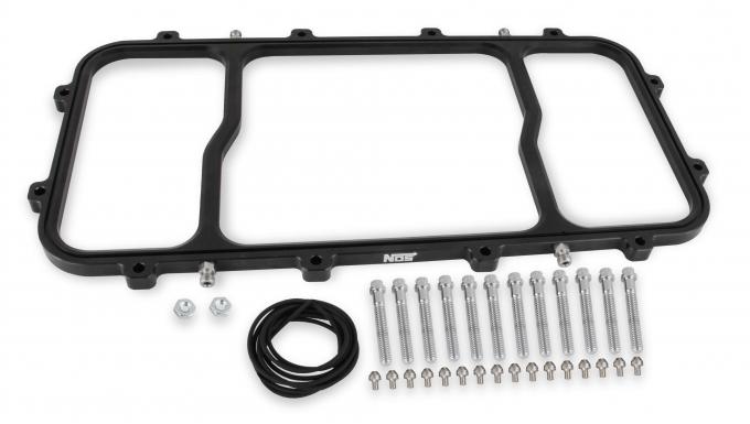 NOS Dry Nitrous Plate for Holley LS Hi-Ram EFI Intake Manifolds-Black 12535BNOS