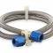 NOS Stainless Steel Braided Hose -4AN 2-Foot Blue 15230NOS