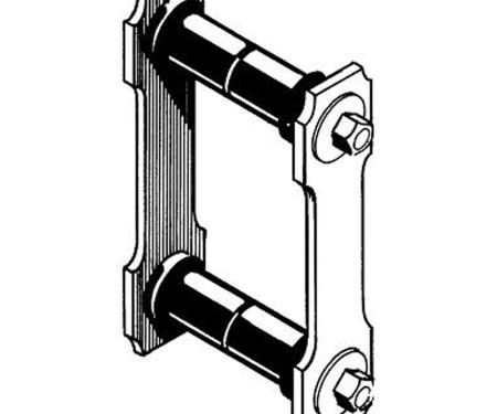 Daniel Carpenter 1965-73 Rear Spring Shackle kit C6DZ-5630