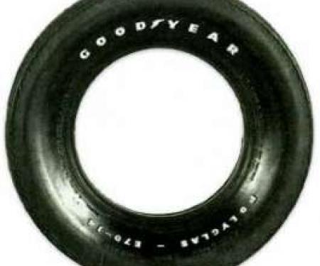 Tire - F60 x 15 - Raised White Letters (Includes Tire Size) - Goodyear Polyglas GT