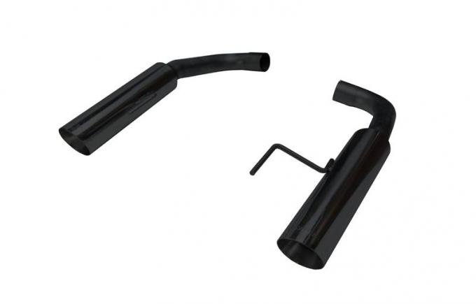 Pypes Pype Bomb Series Axle Back Exhaust System 15-17 Mustang GT Split Rear Dual Exit 4 in Black Tips Hardware Not Incl Black Finish 304 Stainless Steel Exhaust SFM81MSB