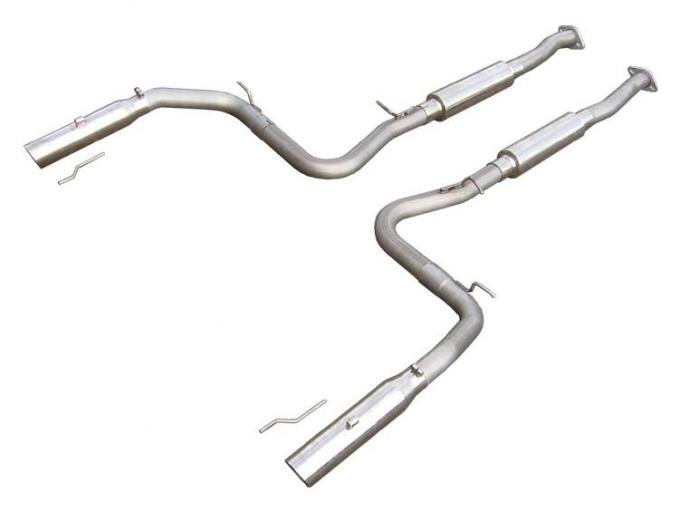 Pypes Cat Back Exhaust System 99-04 Mustang GT Split Rear Dual Exit 2.5 ...