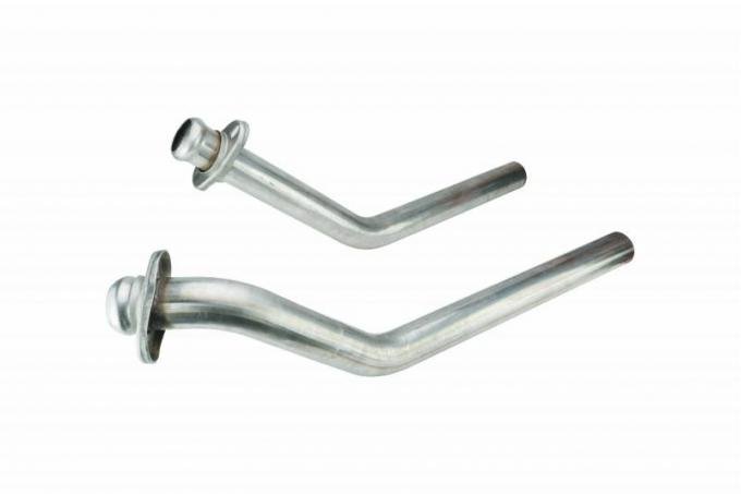 Pypes 67-69 Mustang Exhaust Manifold Down Pipe 2.5 in Standard Manifold Hardware Not Incl Natural 409 Stainless Steel Exhaust DFM10S