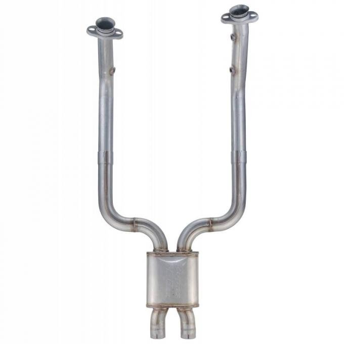 Pypes Exhaust X-Pipe Kit 2.5 in Hardware Included Natural 409 Stainless Steel Exhaust XFM22