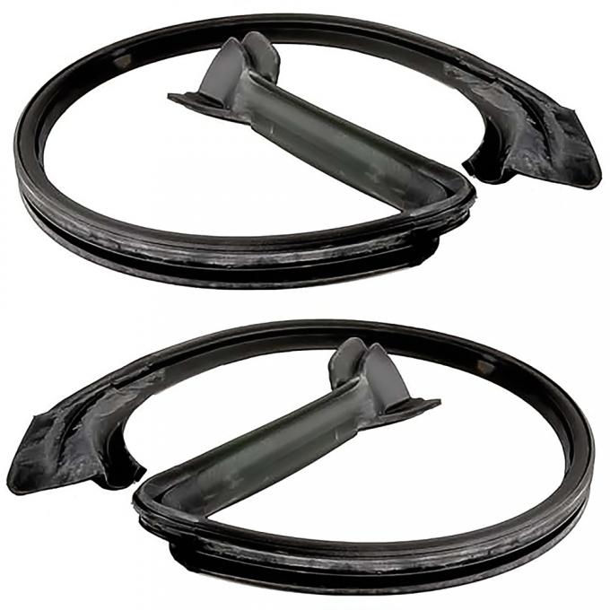 OER 2005-14 Mustang Coupe, Door Window Weatherstrip Rubber Seal Set, Upper, LH and RH, Pair 6320708A