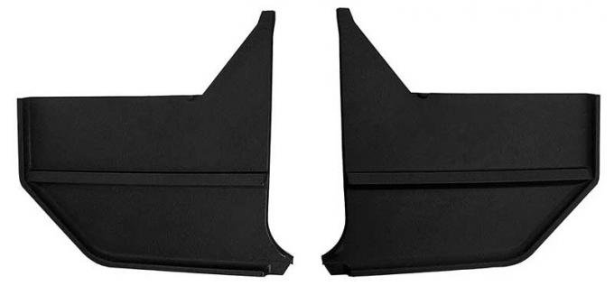 OER 1965-66 Ford Mustang, Convertible, Kick Panels, Black 2341401