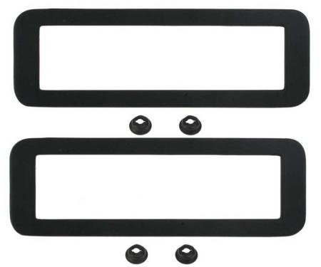 OER 1971-73 Mustang Side Marker Lamp Bezel Set - Front 15A440F