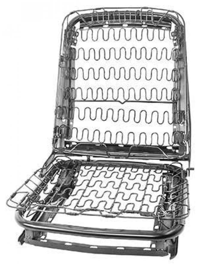 OER 1964-67 Mustang/Cougar Seat Frame Assembly With Upper Seat Back and Bottom Seat Base - RH 61312A