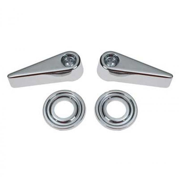 OER 1968-69 Mustang Seat Latch Handle and Bezel Kit 62622A