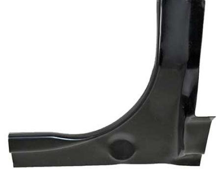 OER 1967-68 Mustang, Lower Trunk Drip Rail Corner, Coupe, Convertible, Passenger Side 45118A