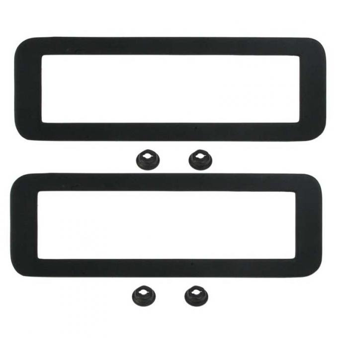 OER 1971-73 Mustang Side Marker Lamp Bezel Set - Front 15A440F