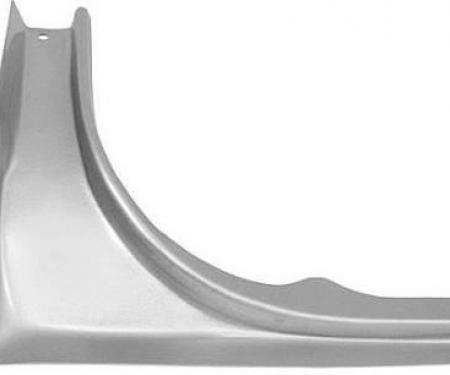 OER 1965-66 Mustang Trunk FloorCorner, Lower, Coupe, Convertible, Drivers Side M142L