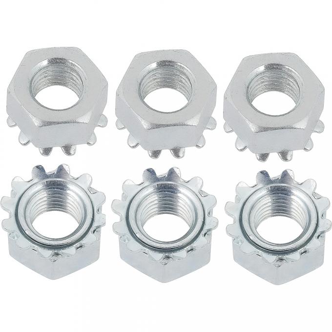 OER 1965-66 Mustang, Shock Tower Nut Set, 6 Pieces HK270